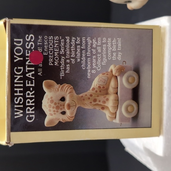 Enesco Precious Moments Wishing You Grrr-eatness #7 Baby Cheetah. - Picture 6 of 7